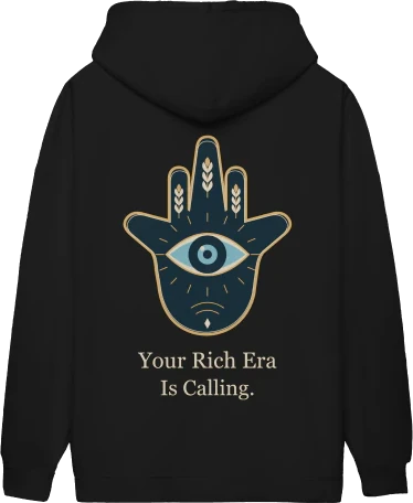 Rich Era — Black — back print